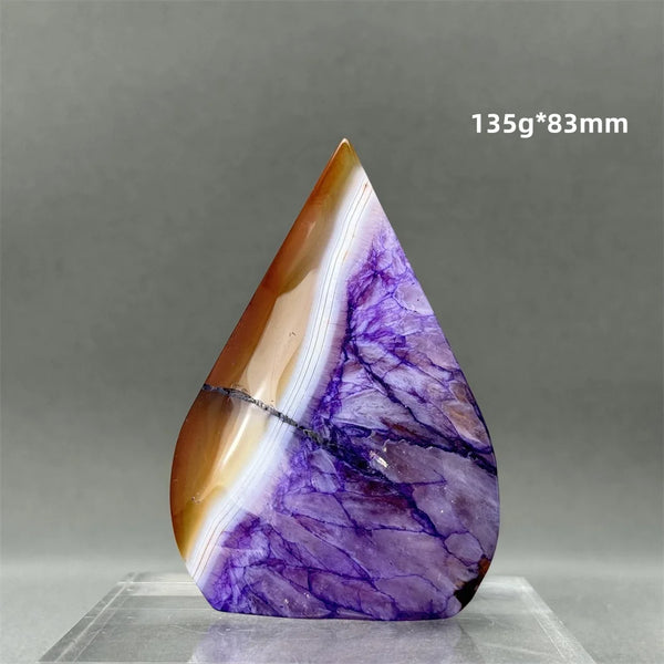 Purple Agate Torch-ToShay.org