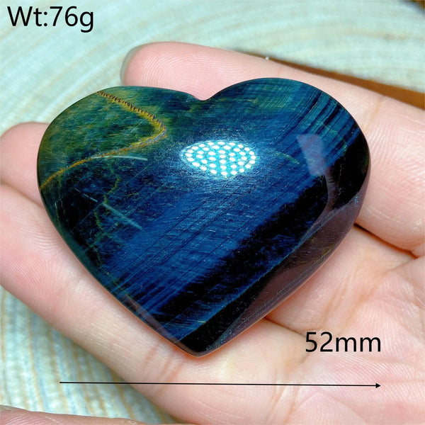Blue Tiger Eye Heart-ToShay.org