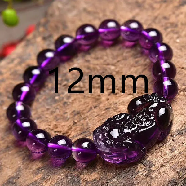 Purple Amethyst Pi Xiu Bead-ToShay.org