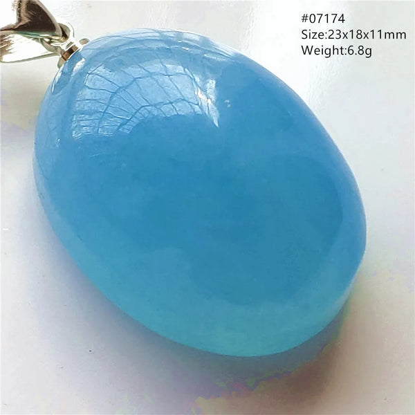 Blue Aquamarine Pendant-ToShay.org