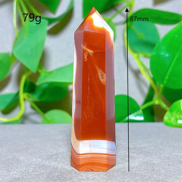 Orange Carnelian Crystal Tower-ToShay.org