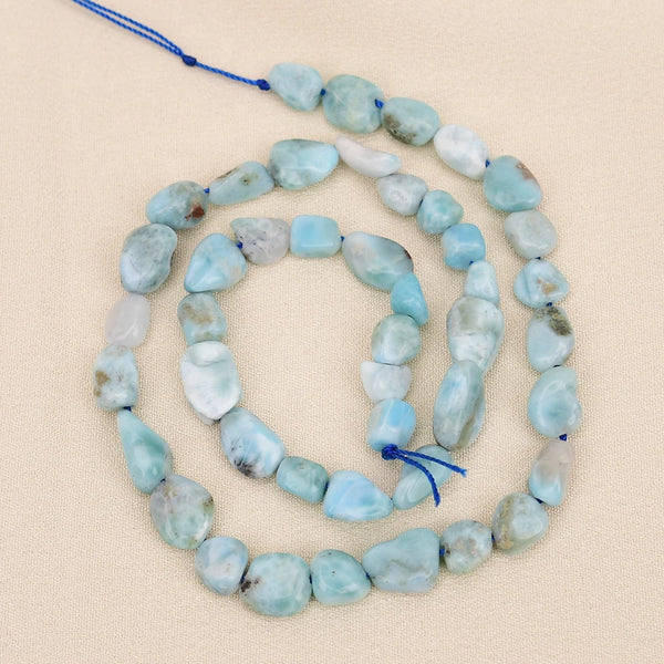 Blue Larimar Nugget Beads-ToShay.org