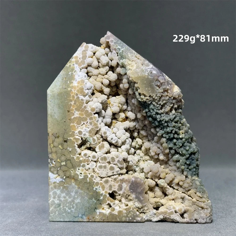 Purple Grape Agate Quartz Tower-ToShay.org