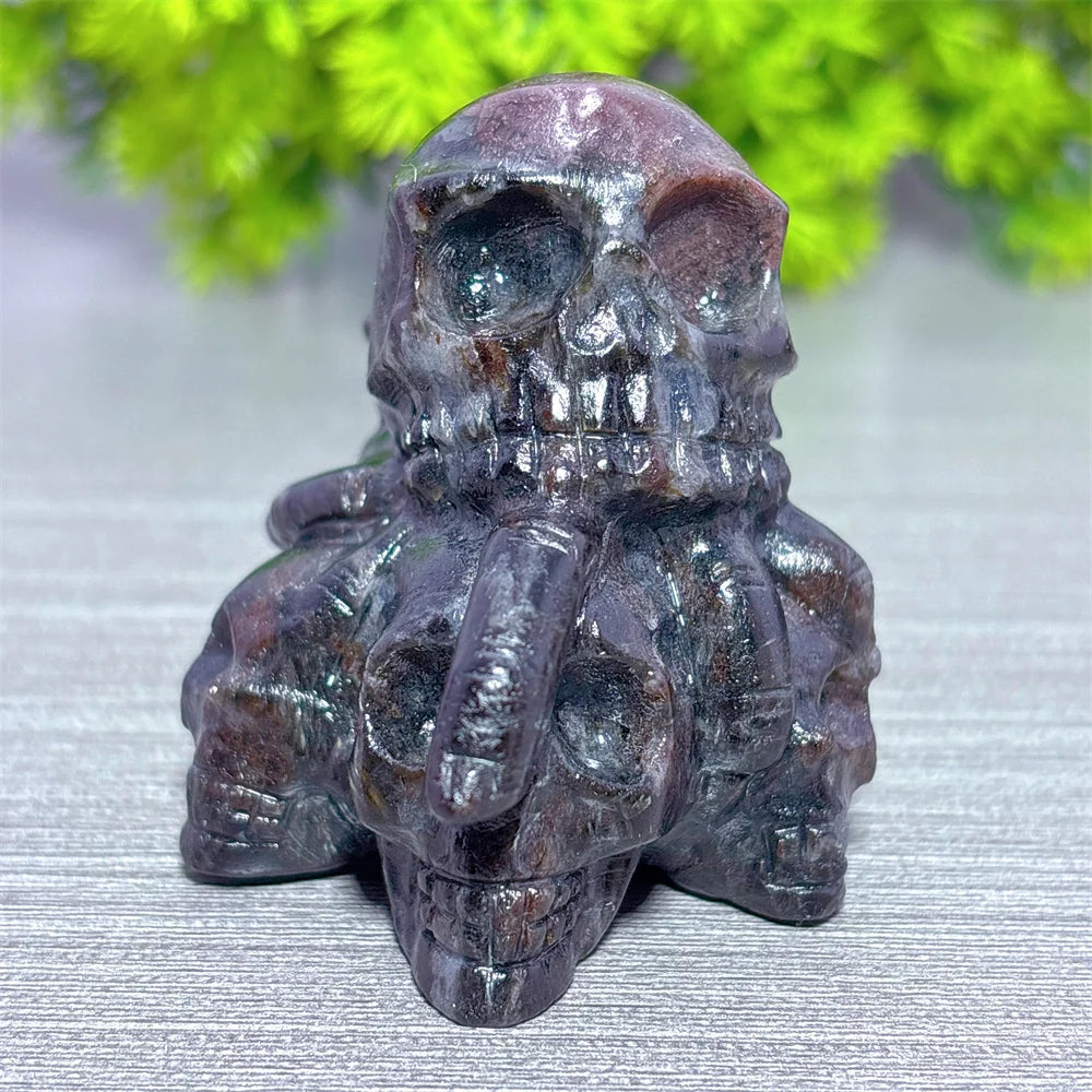 Red Garnet Skulls-ToShay.org