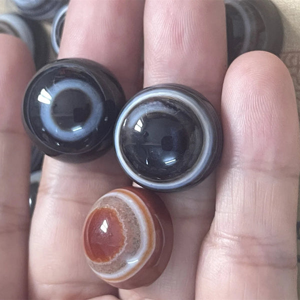 Black White Sheep Eye Agate-ToShay.org