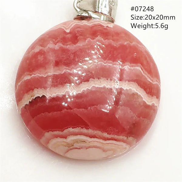 Red Rhodochrosite Pendant-ToShay.org