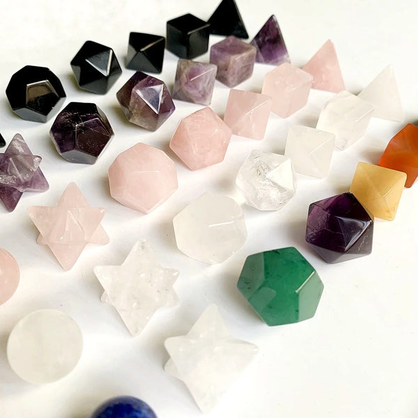 Crystal Platonic Solids-ToShay.org