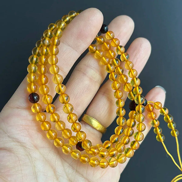 Yellow Amber Necklace-ToShay.org
