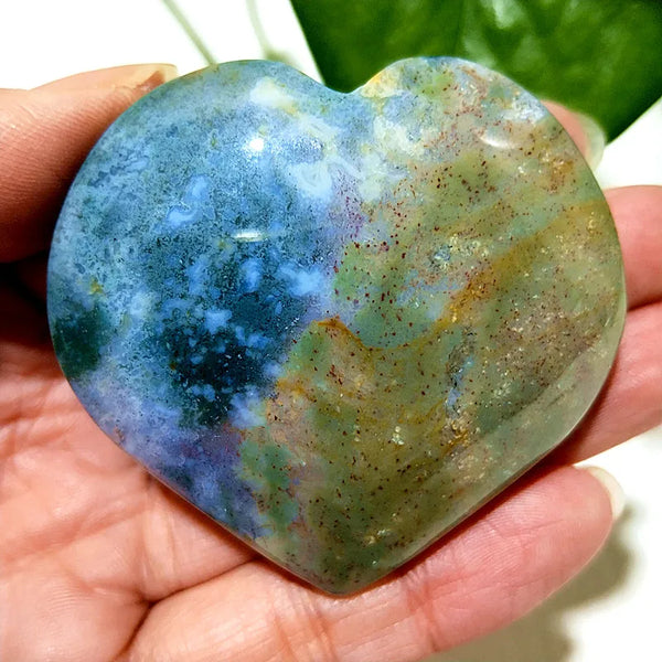 Green Moss Agate Heart-ToShay.org