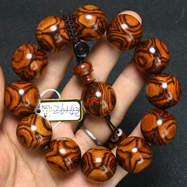 Wood Tiger Bead Bracelet-ToShay.org