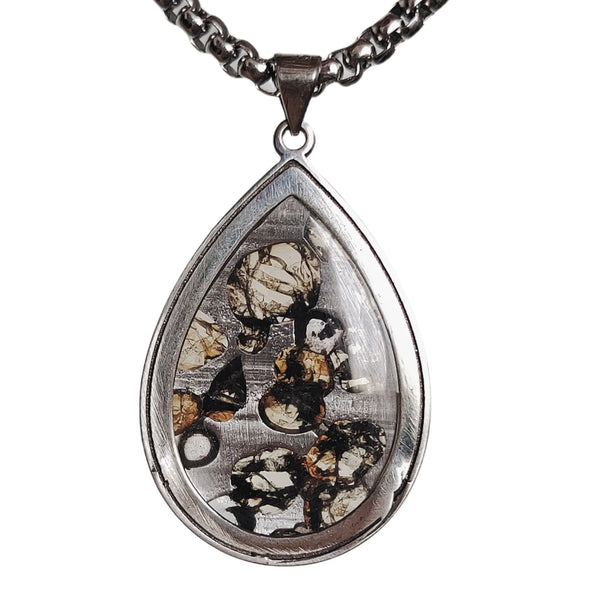 Olive Meteorite Pendant-ToShay.org