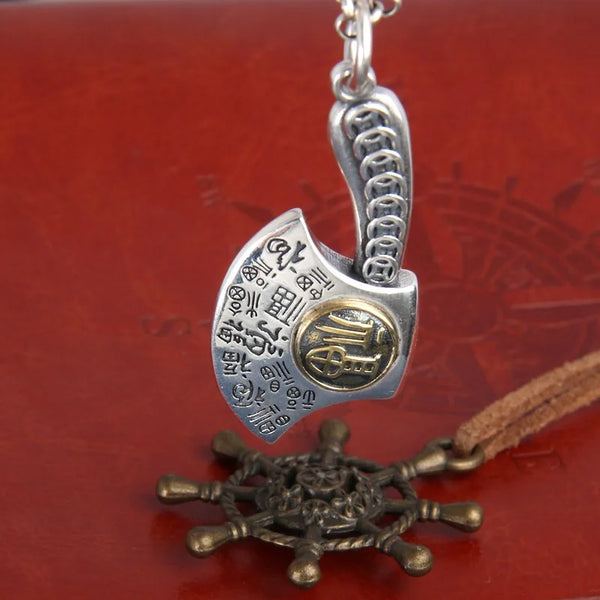 Silver Axe Pendant-ToShay.org
