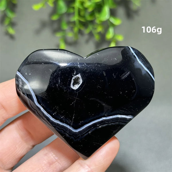 Black Agate Heart-ToShay.org