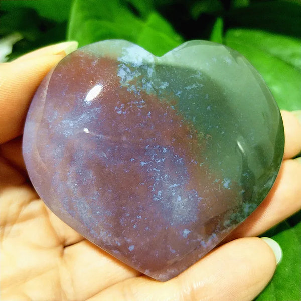 Green Moss Agate Heart-ToShay.org