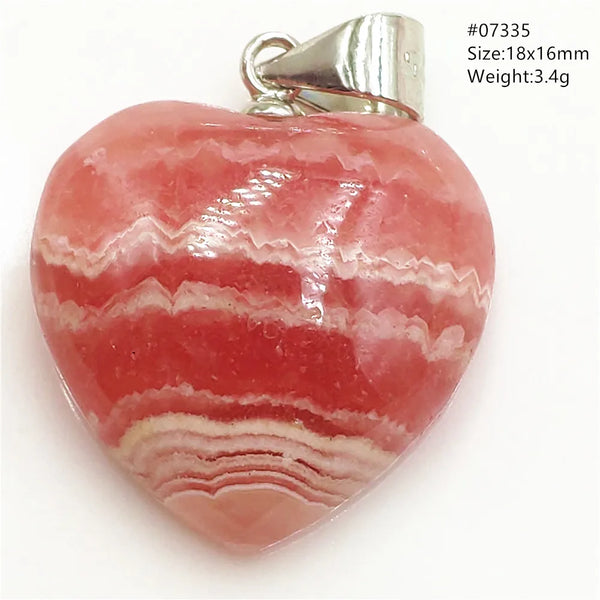 Red Rhodochrosite Pendant-ToShay.org
