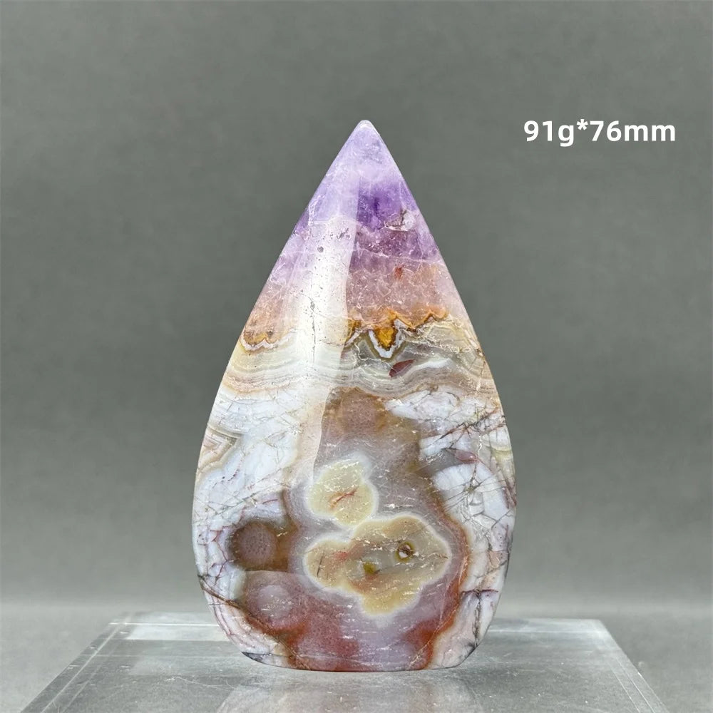 Purple Amethyst Agate Torch-ToShay.org