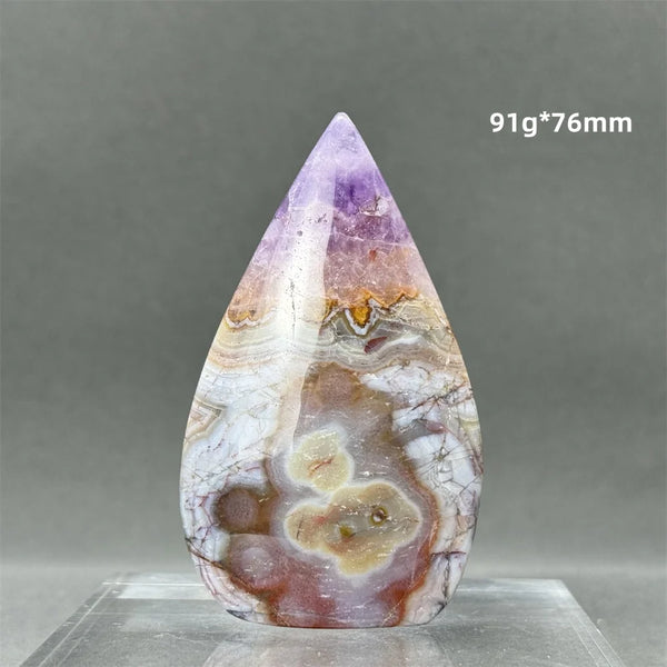 Purple Amethyst Agate Torch-ToShay.org