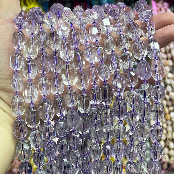 Purple Amethyst Crystal Beads-ToShay.org
