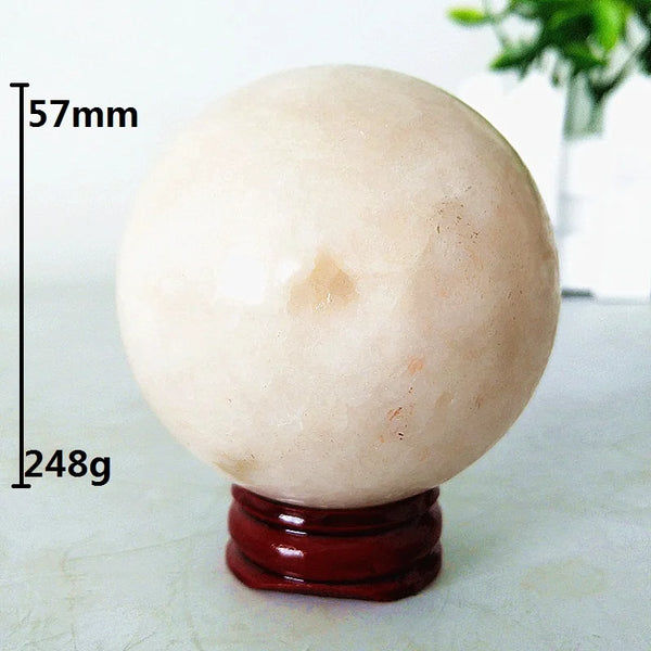 Pink Amethyst Geode Crystal Ball-ToShay.org