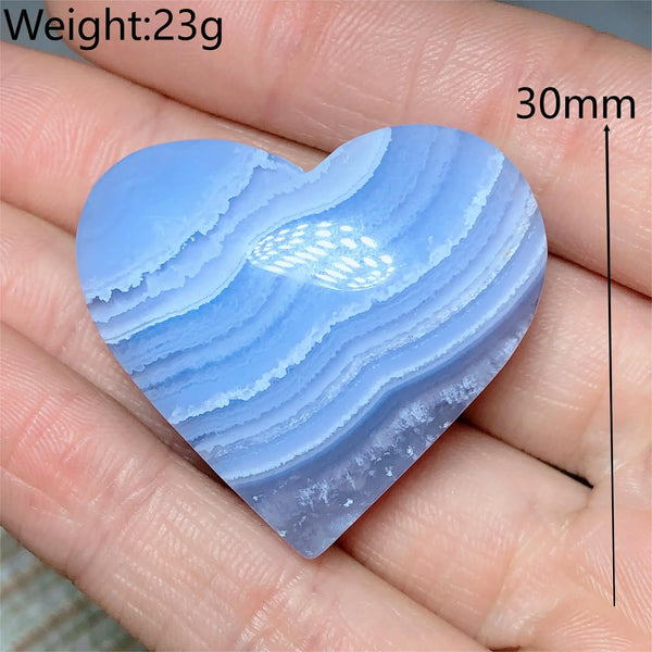 Blue Lace Agate Heart-ToShay.org