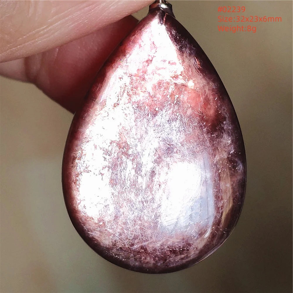 Purple Lepidolite Pendant-ToShay.org