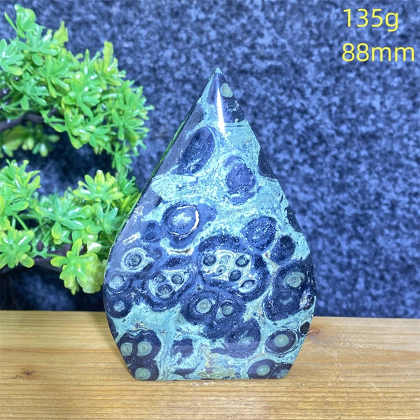 Blue Malachite Crystal Torch-ToShay.org