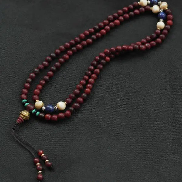 Red Sandalwood Prayer Mala-ToShay.org