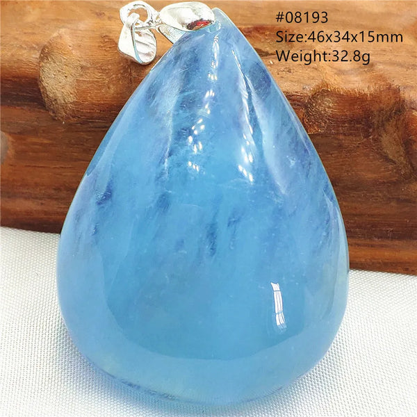Blue Aquamarine Pendant-ToShay.org