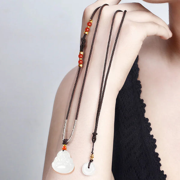 Green Jade Buddha Pendant-ToShay.org