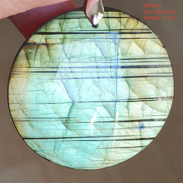 Blue Light Labradorite Pendant-ToShay.org