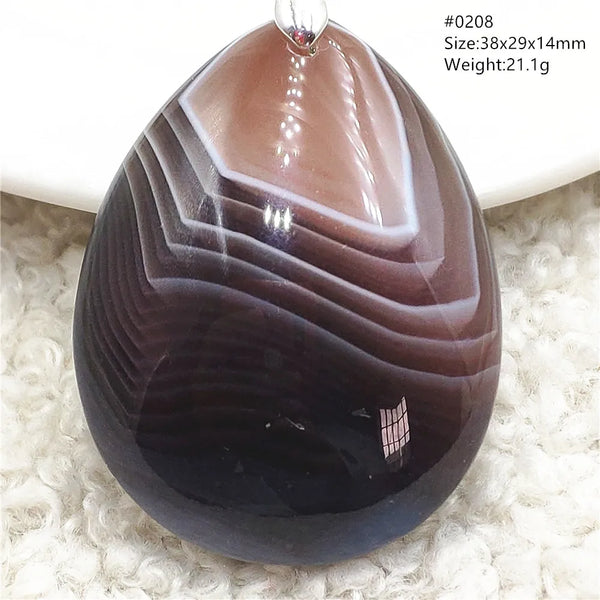 Black Agate Pendant-ToShay.org
