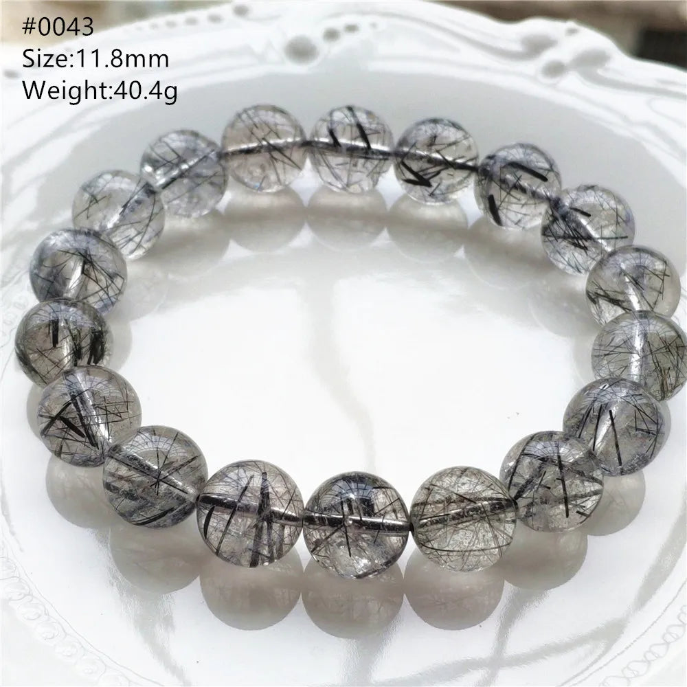 Black Rutilated Quartz Bracelet-ToShay.org