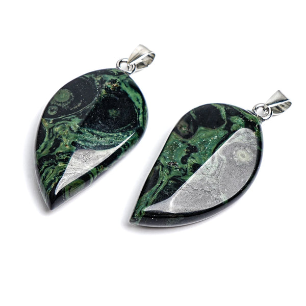 Green Kambaba Jasper Pendant-ToShay.org