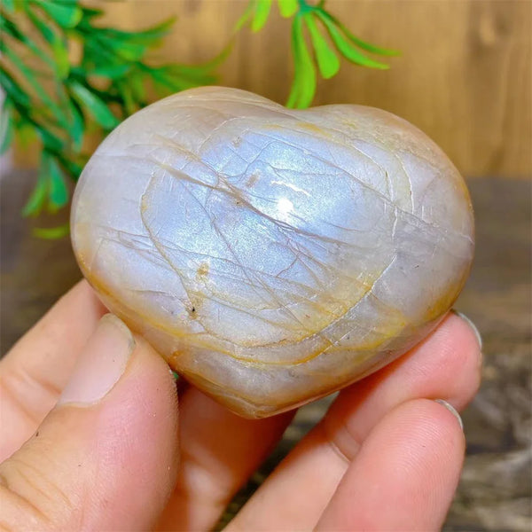 Orange Moonstone Heart-ToShay.org
