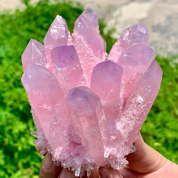 Purple Pink Crystal Cluster-ToShay.org