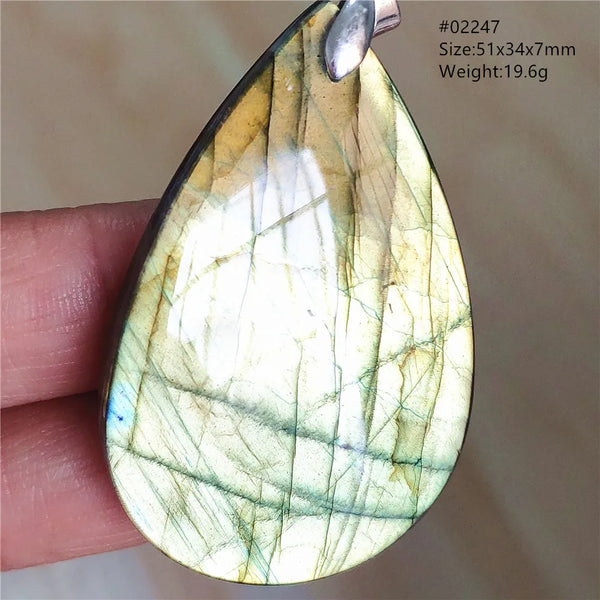 Blue Light Labradorite Pendant-ToShay.org