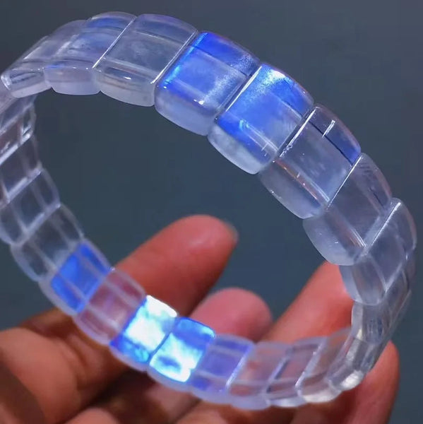 Blue Moonstone Bangle-ToShay.org
