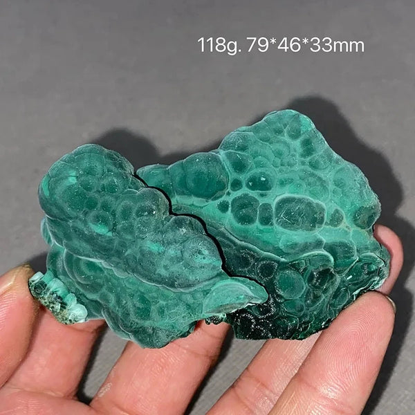 Green Malachite Crystal Slice-ToShay.org