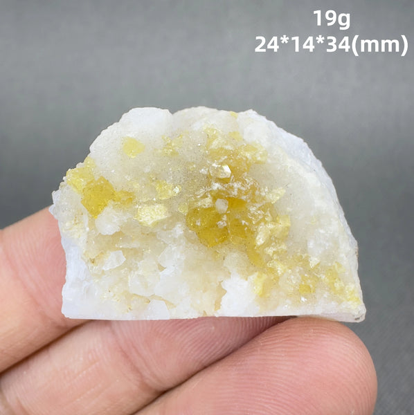 Yellow Barite Mineral Quartz-ToShay.org