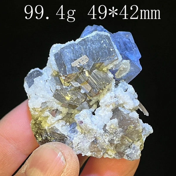 Blue Fluorite Crystal-ToShay.org