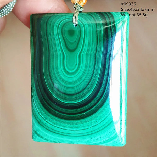 Green Malachite Chrysocolla Pendant-ToShay.org