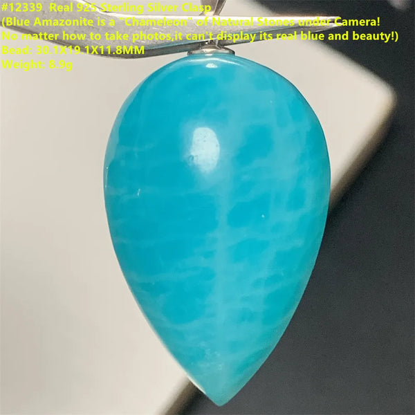 Blue Amazonite Pendants-ToShay.org