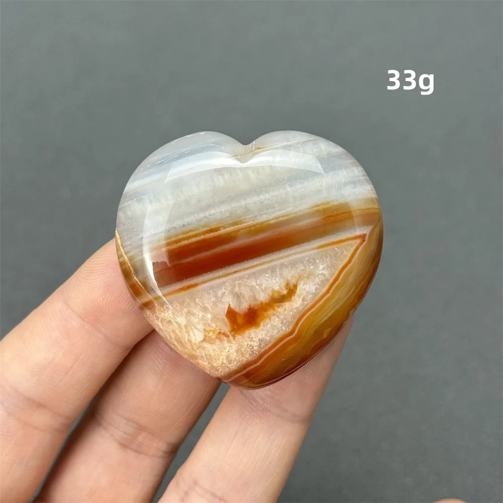 Orange Carnelian Heart-ToShay.org