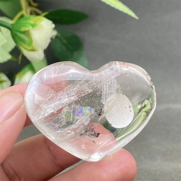Clear Crystal Heart-ToShay.org