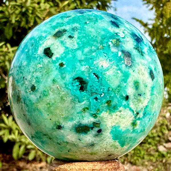 Green Amazonite Ball-ToShay.org