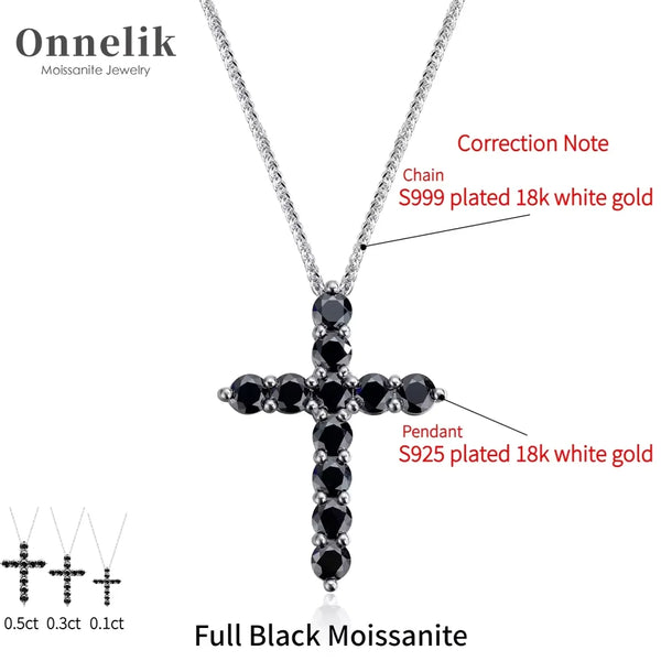 Black Cross Pendant-ToShay.org