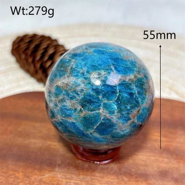 Blue Apatite Ball-ToShay.org