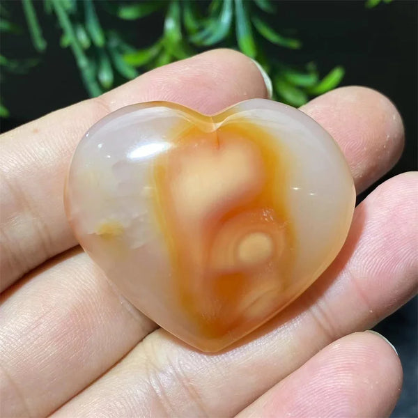 Orange Carnelian Heart-ToShay.org