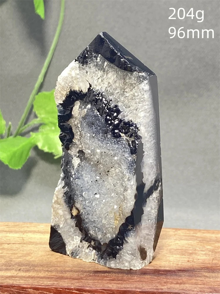 Black Striped Agate Tower-ToShay.org