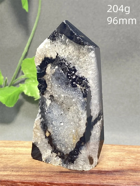 Black Striped Agate Tower-ToShay.org